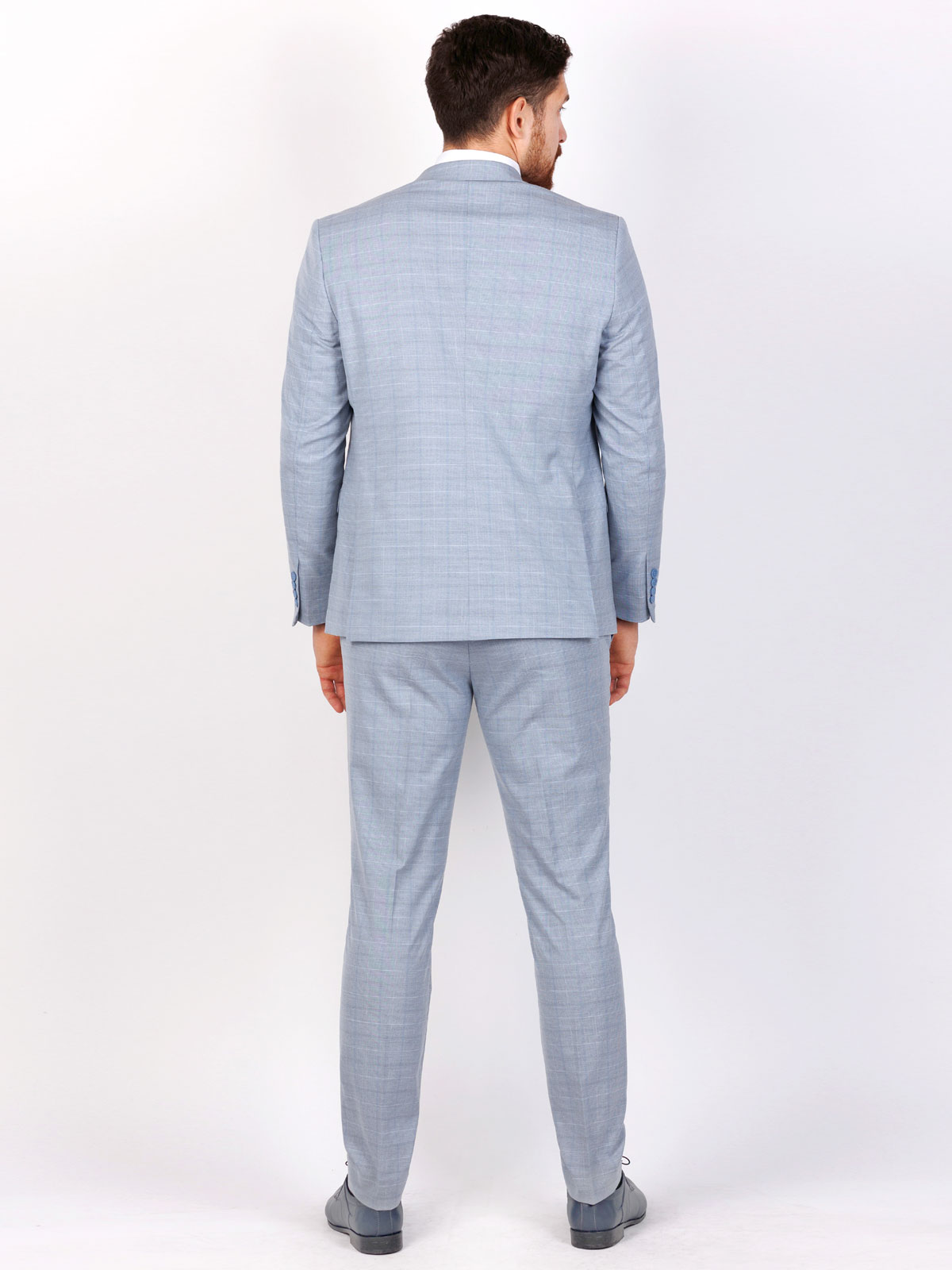 Classic gray plaid suit - 68060 € 241.84 img4