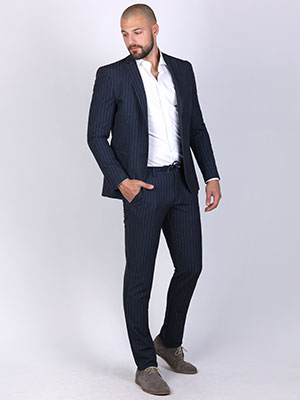 Suit from two parts blue stripe - 68064 - € 201.91