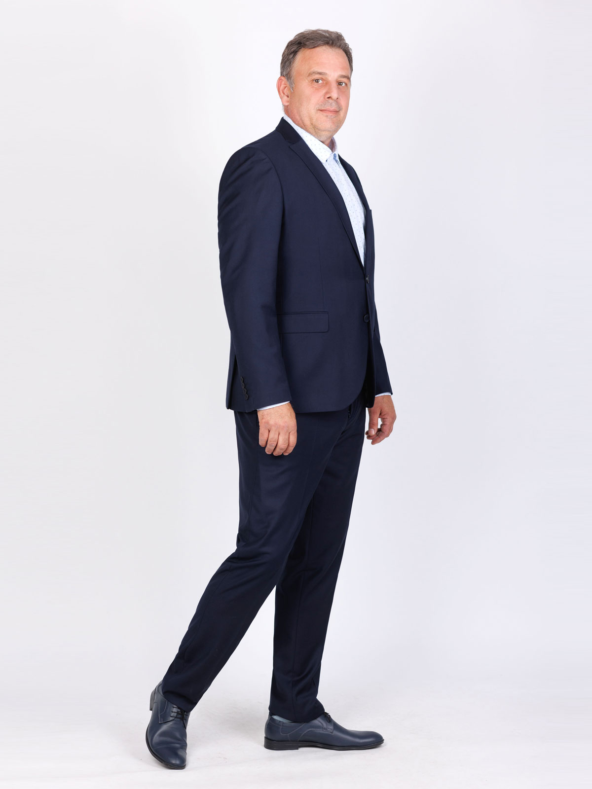 Elegant suit in blue max - 68071 € 204.72 img3