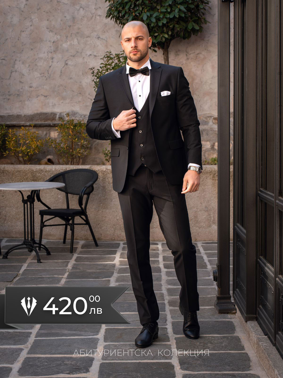 Suit in classic black color - 68074 € 236.22 img1