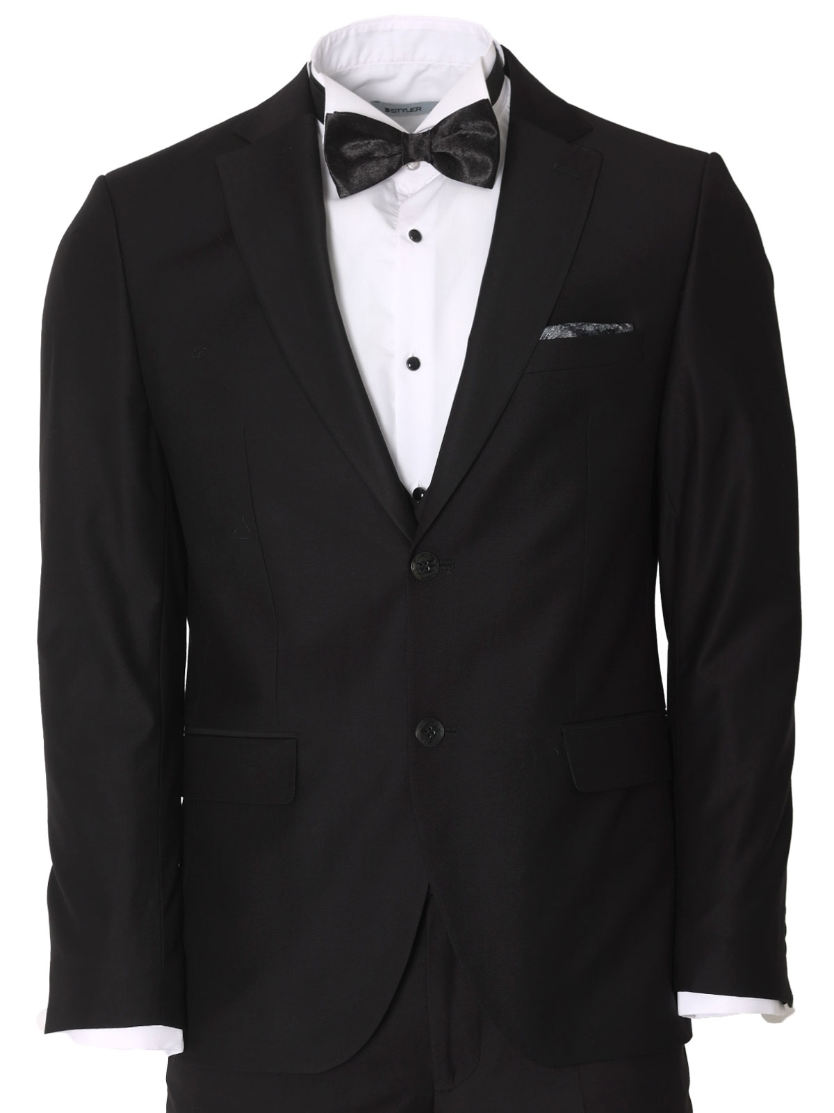 Κοστούμι σε κλασικό μαύρο χρώμα - 68074 € 236.22 img3