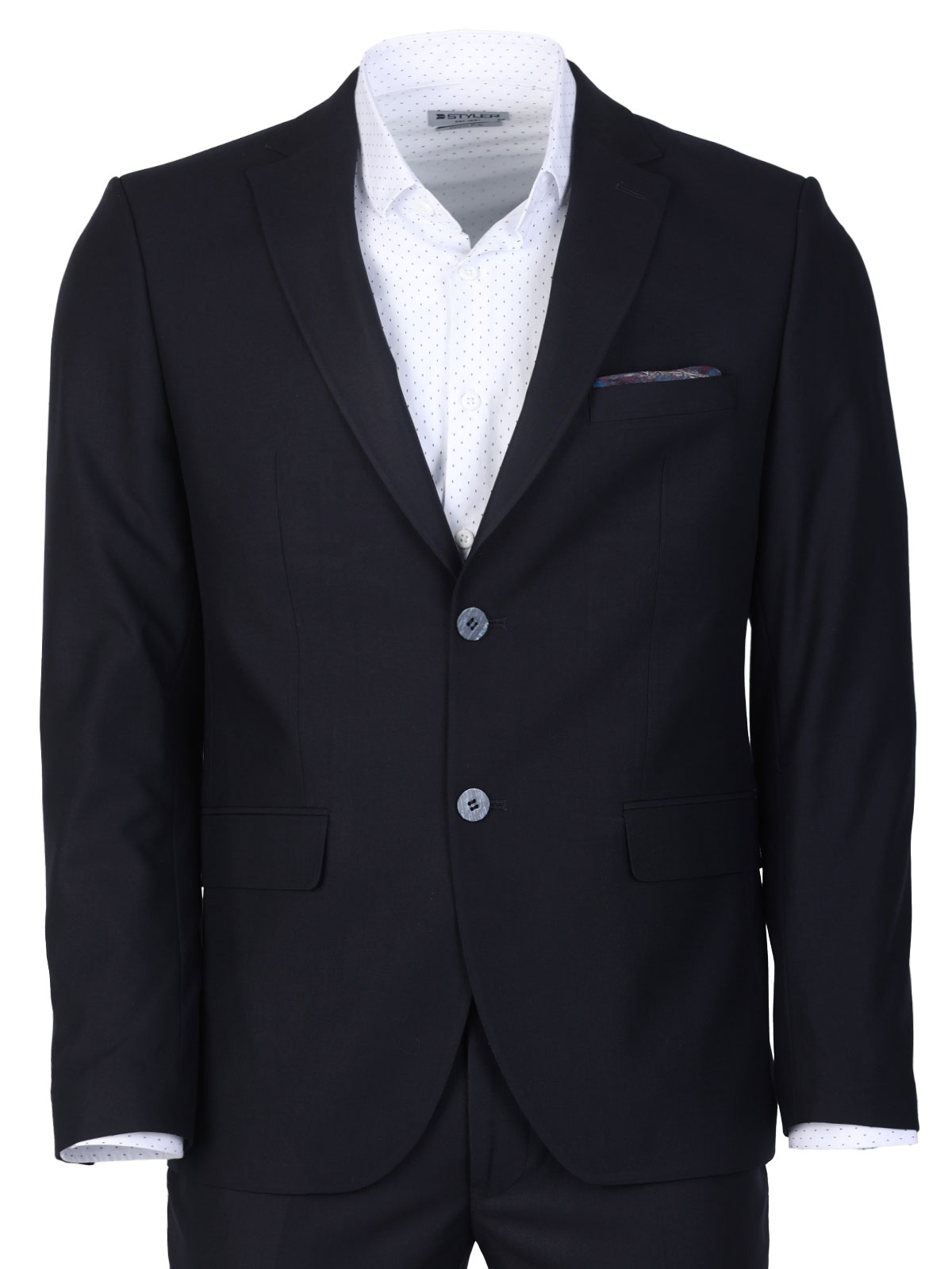 Classic suit in dark blue - 68075 € 201.35 img3