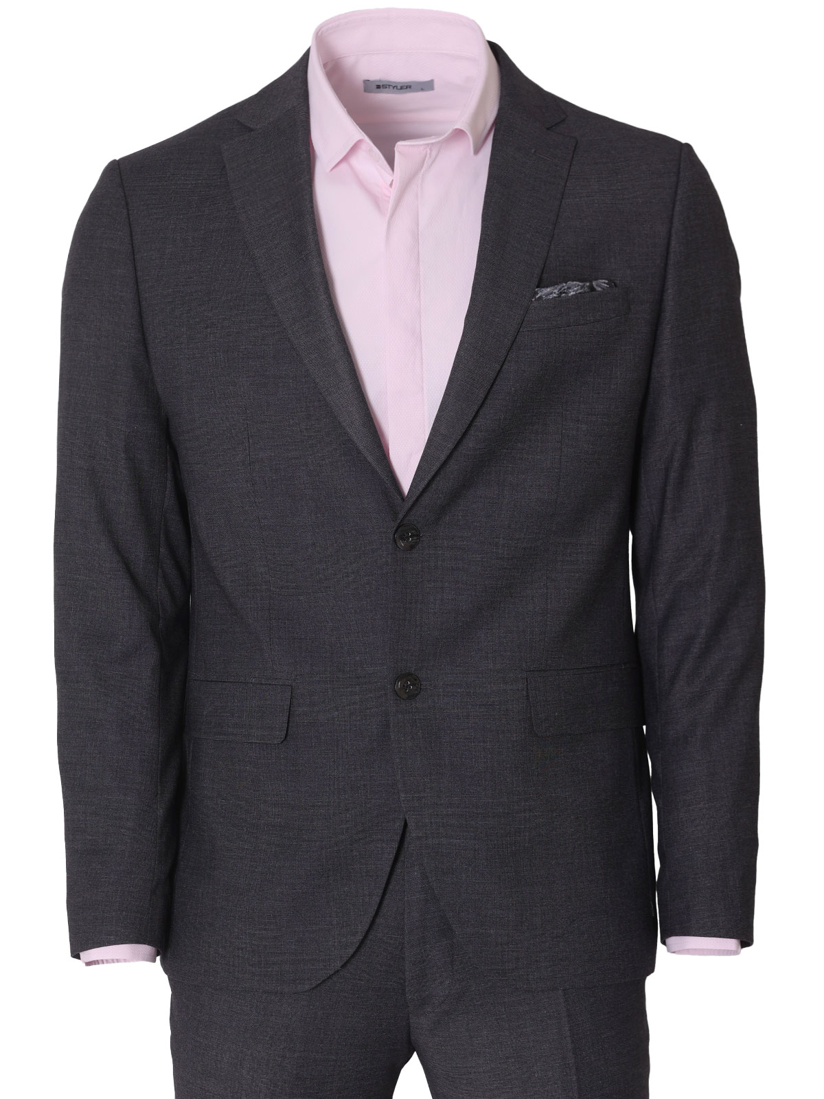 Κομψό ανδρικό κοστούμι σε γκρι χρώμα - 68076 € 212.60 img3