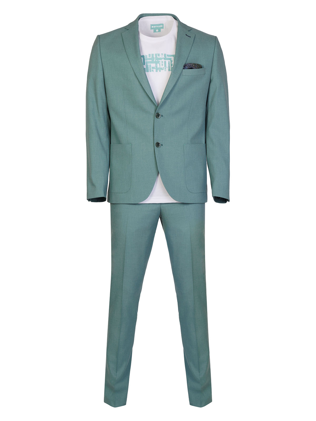 Costum elegant pentru bărbați - 68085 € 221.59 img1