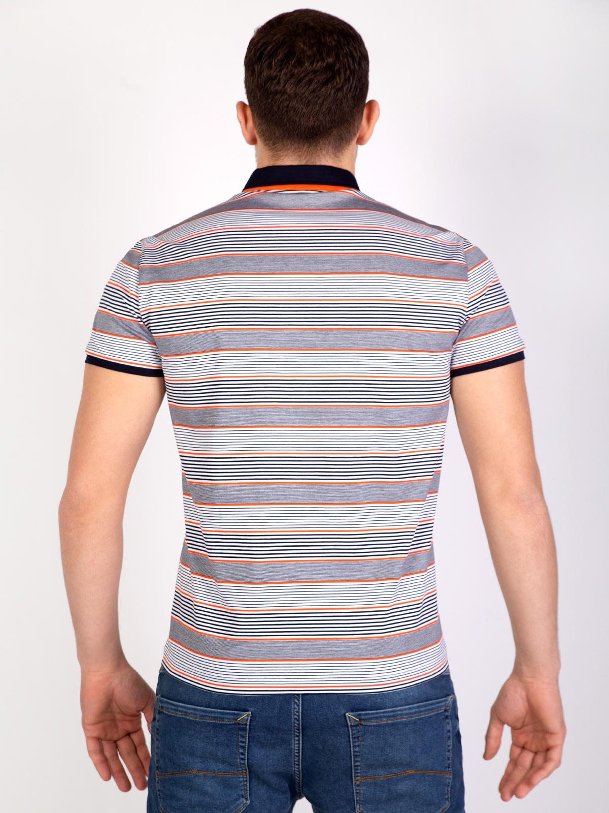 Ριγέ μπλούζα σε τρία χρώματα - 75003 € 38.24 img3