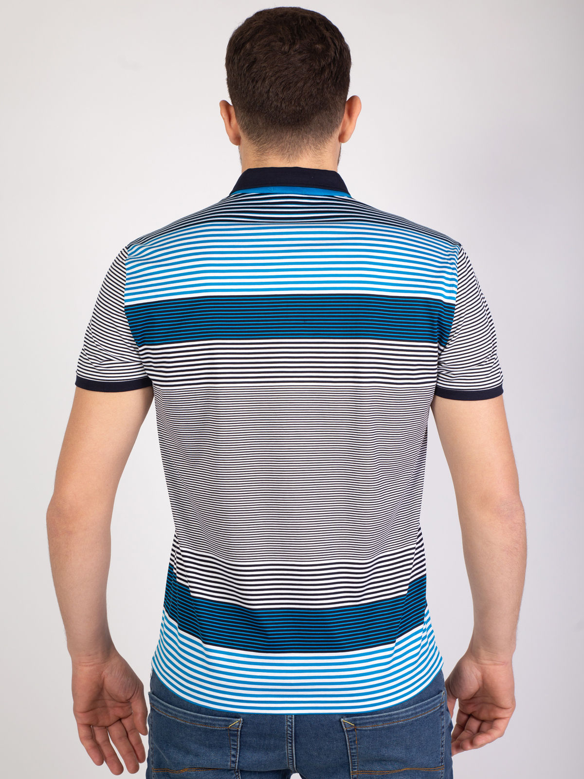 Striped mercerized cotton blouse - 75004 € 38.24 img4