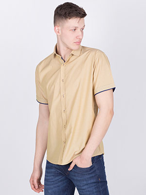 Κίτρινο ριγέ πουκάμισο - 80002 - € 11.25
