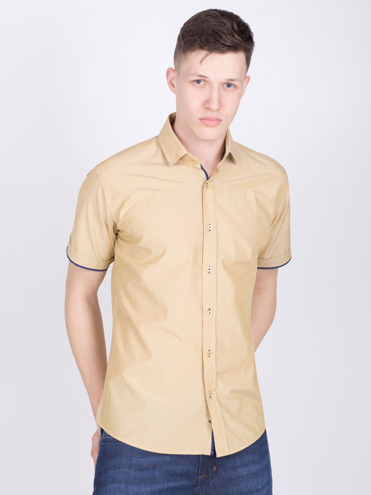 Yellow striped shirt - 80002 € 11.25 img2