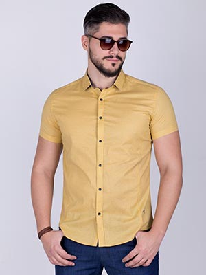  κίτρινο εφαρμοστό πουκάμισο για μικρές  - 80200 - € 16.31
