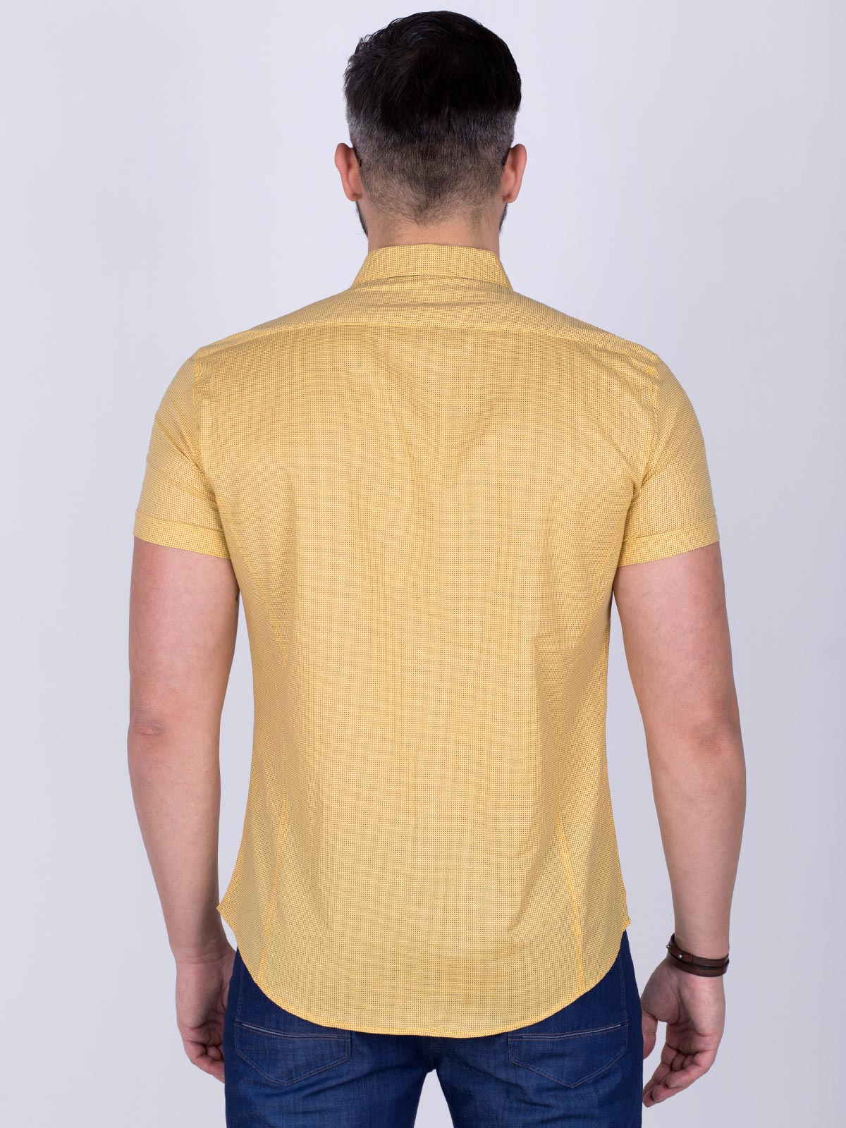 Κίτρινο εφαρμοστό πουκάμισο για μικρές - 80200 € 11.25 img2