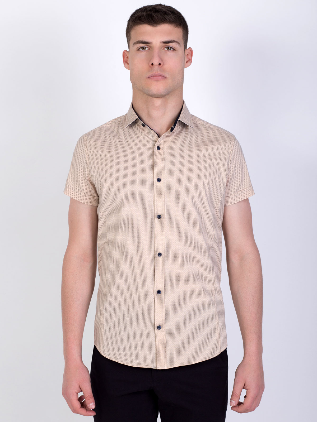 Εφαρμοσμένο εκρού πουκάμισο για μικρές - 80202 € 11.25 img4