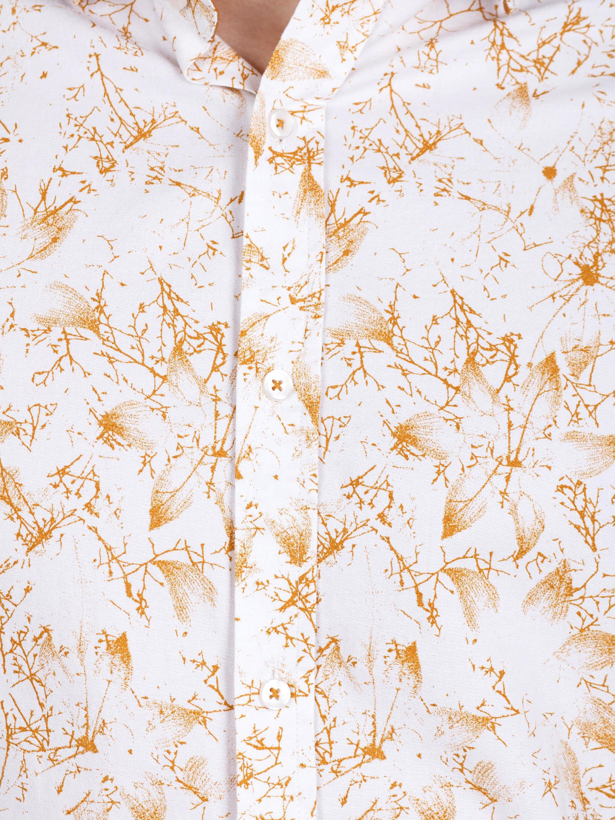 Cămașă albă cu imprimeu floral de culoar - 80219 € 16.31 img3