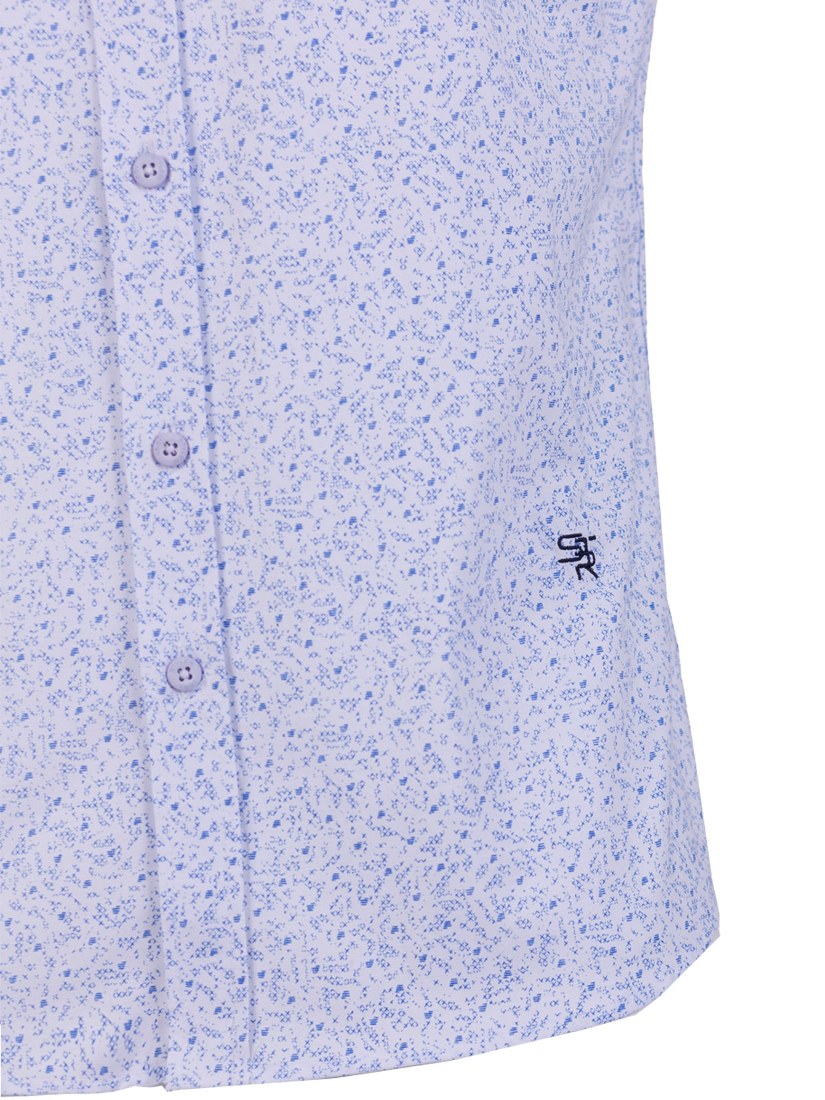 Shirt in white with small blue figures - 80231 € 38.81 img2