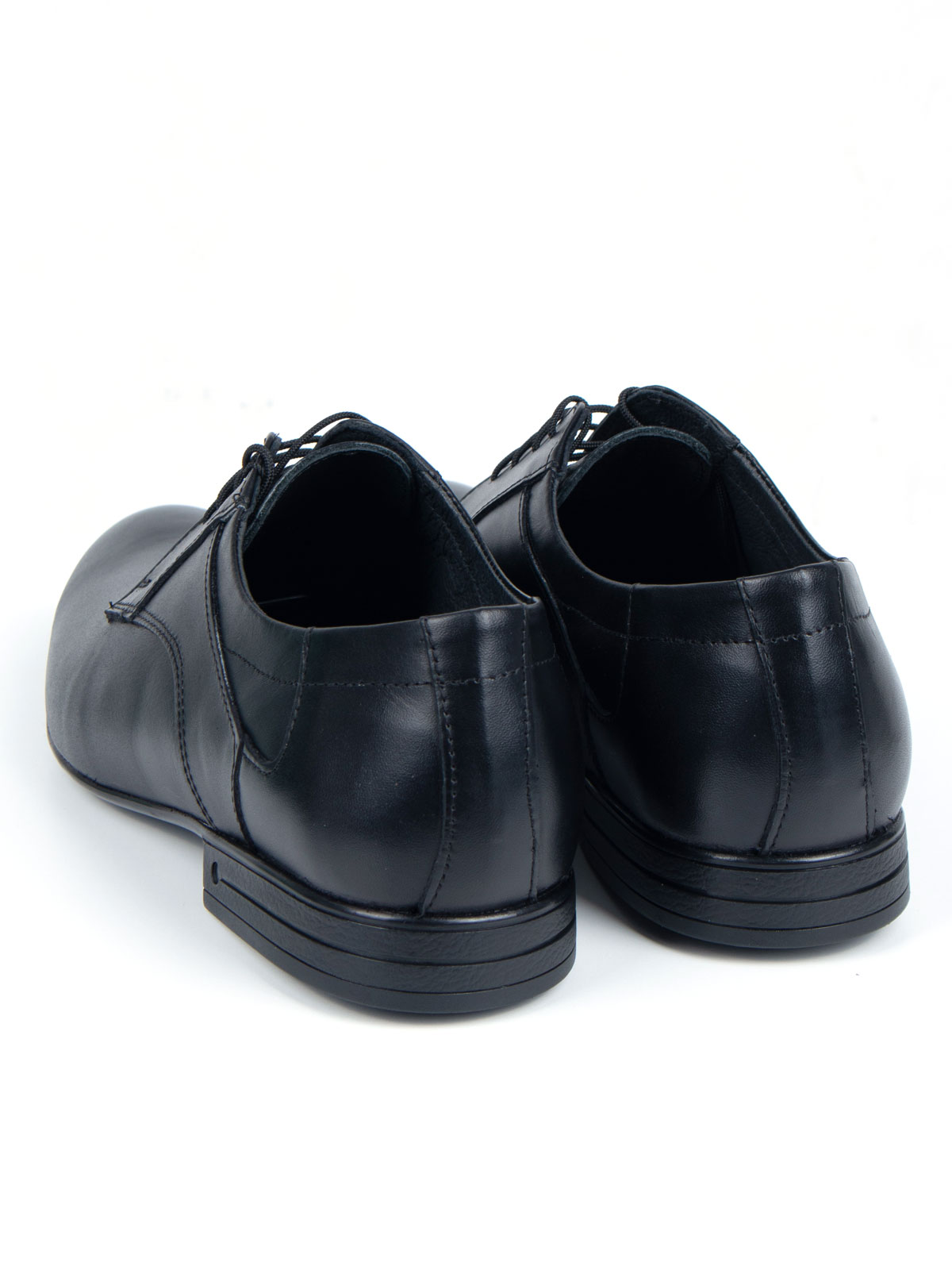  μαύρα κομψά παπούτσια από λείο δέρμα  - 81074 - € 77.61 img3