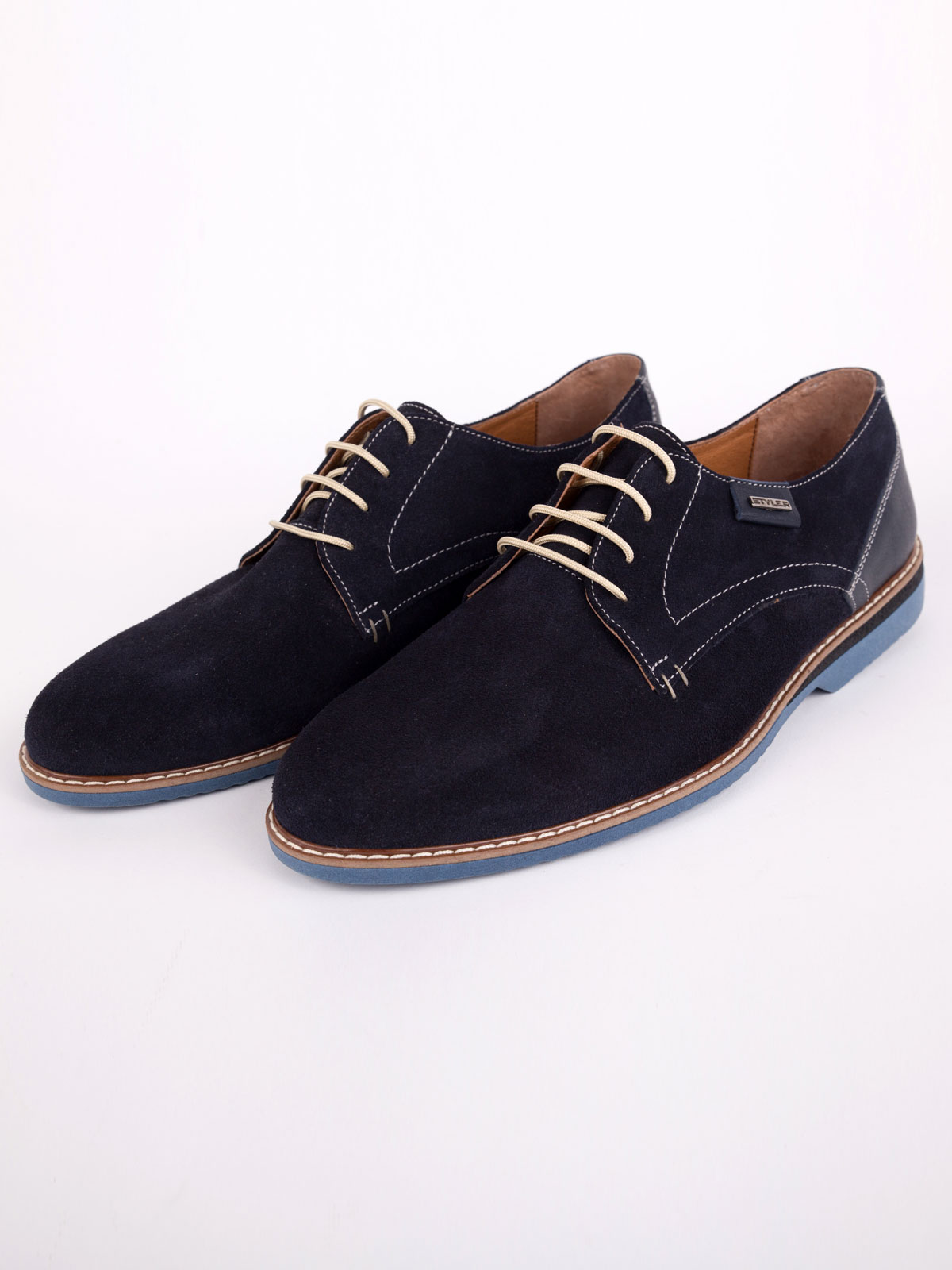 Suede shoes with leather accent - 81077 - € 83.24 img3