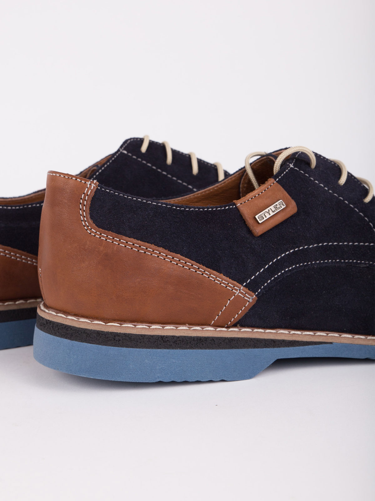 Mens suede and leather shoes - 81078 - € 83.24 img2
