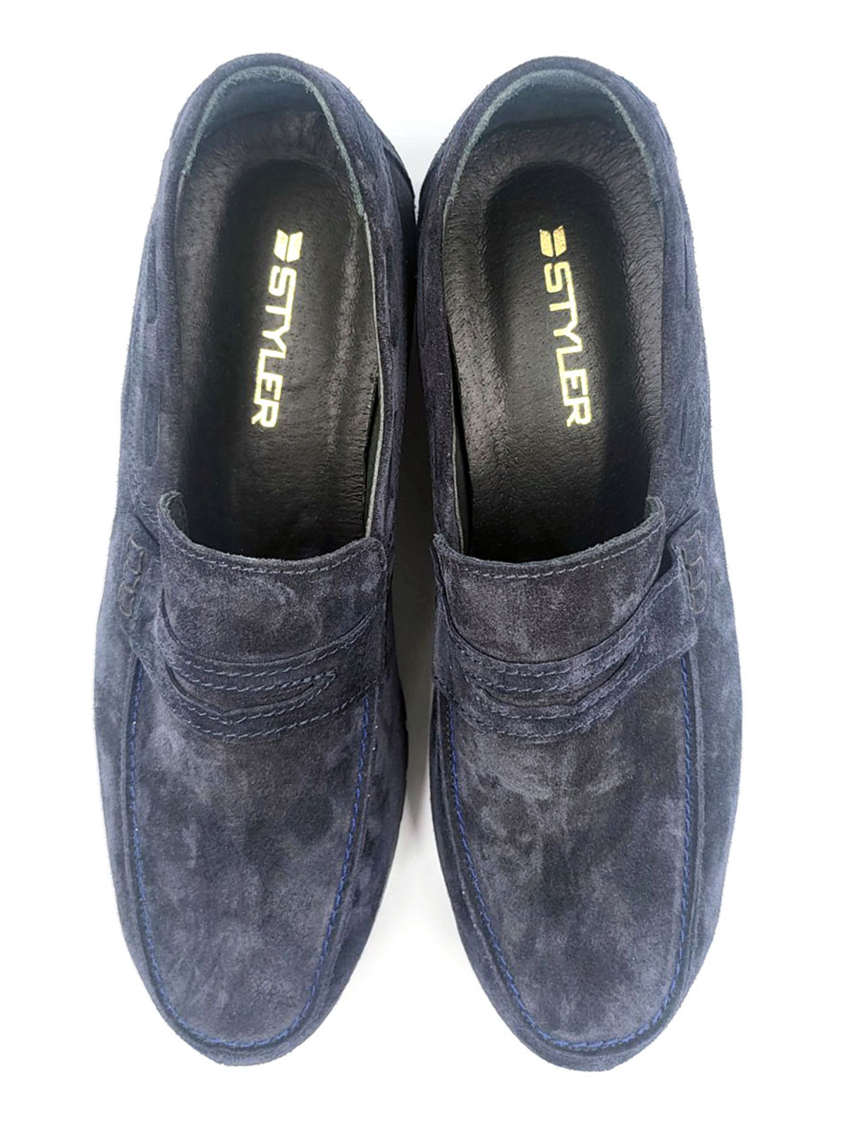 Navy suede loafers - 81093 - € 66.93 img1