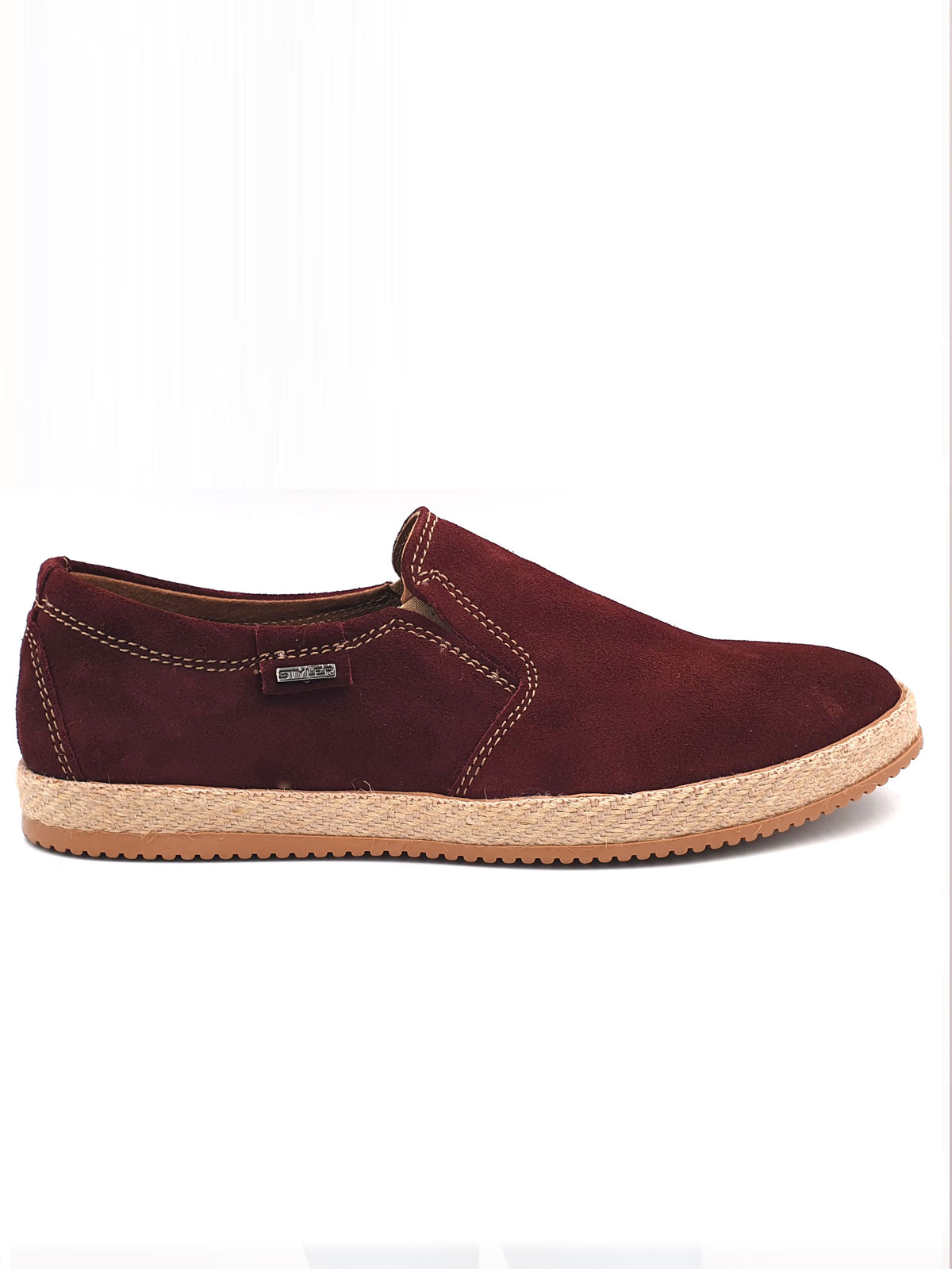 Mens shoes in burgundy color - 81102 - € 78.18 img2