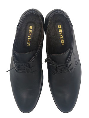 Mens classic shoes in black - 81106 - € 83.24