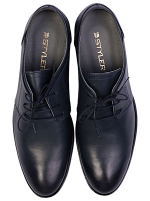 Mens classic shoes in dark blue - 81107 - € 88.86