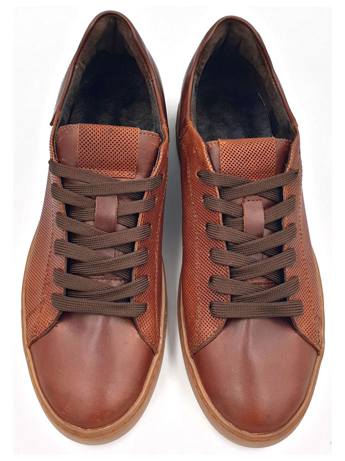 Mens leather shoes in brown - 81109 - € 83.80 img1