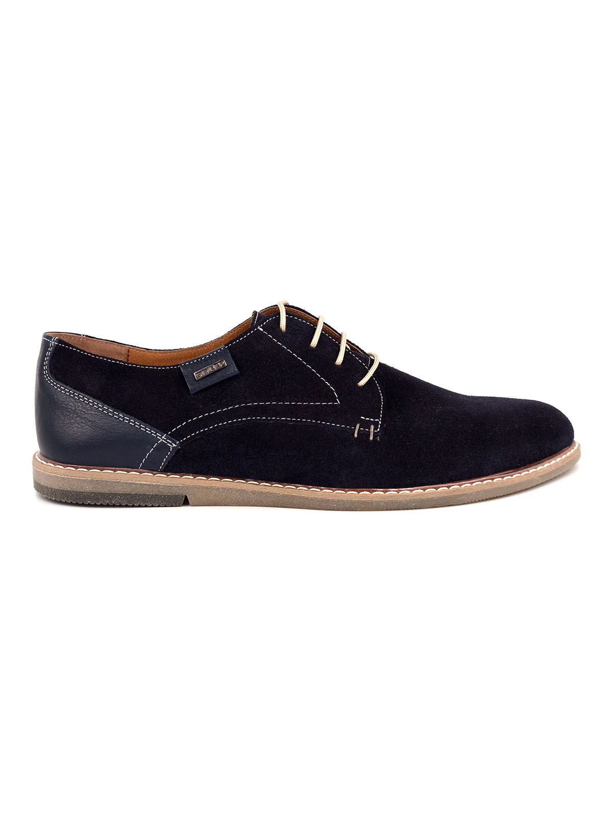 Suede shoes with leather accent - 81117 - € 92.24 img2