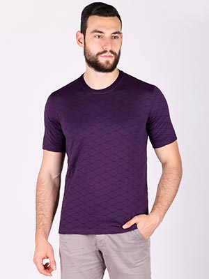  dark purple diamond tshirt  - 88010 - € 6.75