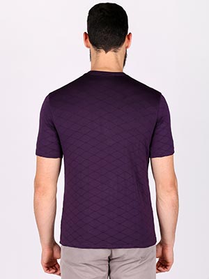 dark purple colour t shirt