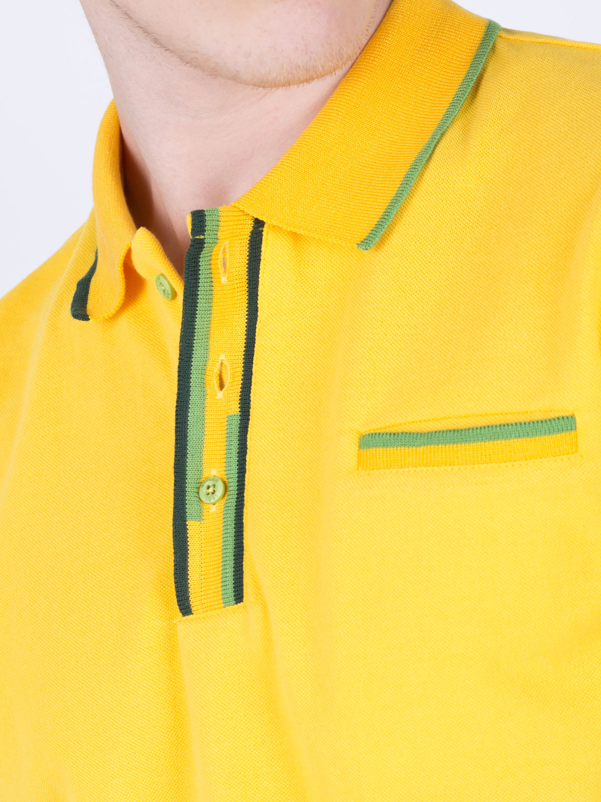 Μπλούζα σε έντονο κίτρινο χρώμα με χρωμ - 93384 € 16.31 img2