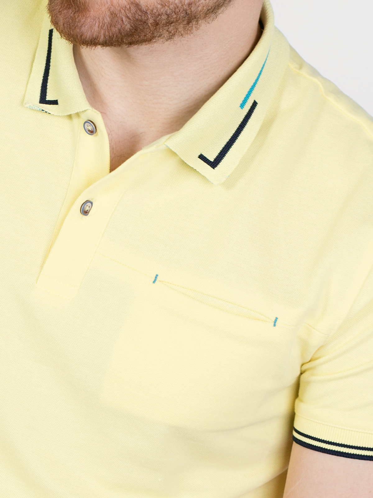 Ανοιχτό κίτρινη μπλούζα με χρωματιστά σ - 93405 € 21.93 img2