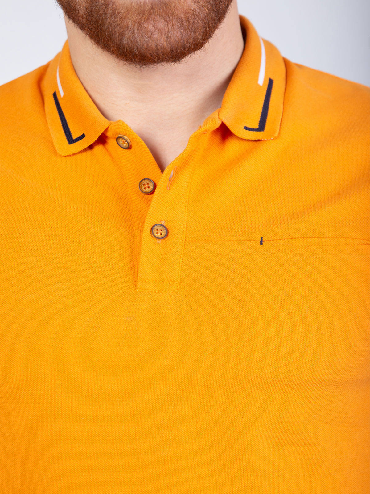  bluză portocaliu cu guler tricotat  - 93406 € 27.56 img3
