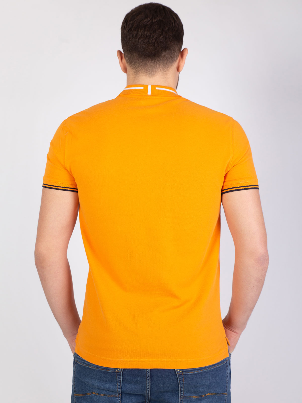  bluză portocaliu cu guler tricotat  - 93406 € 27.56 img4