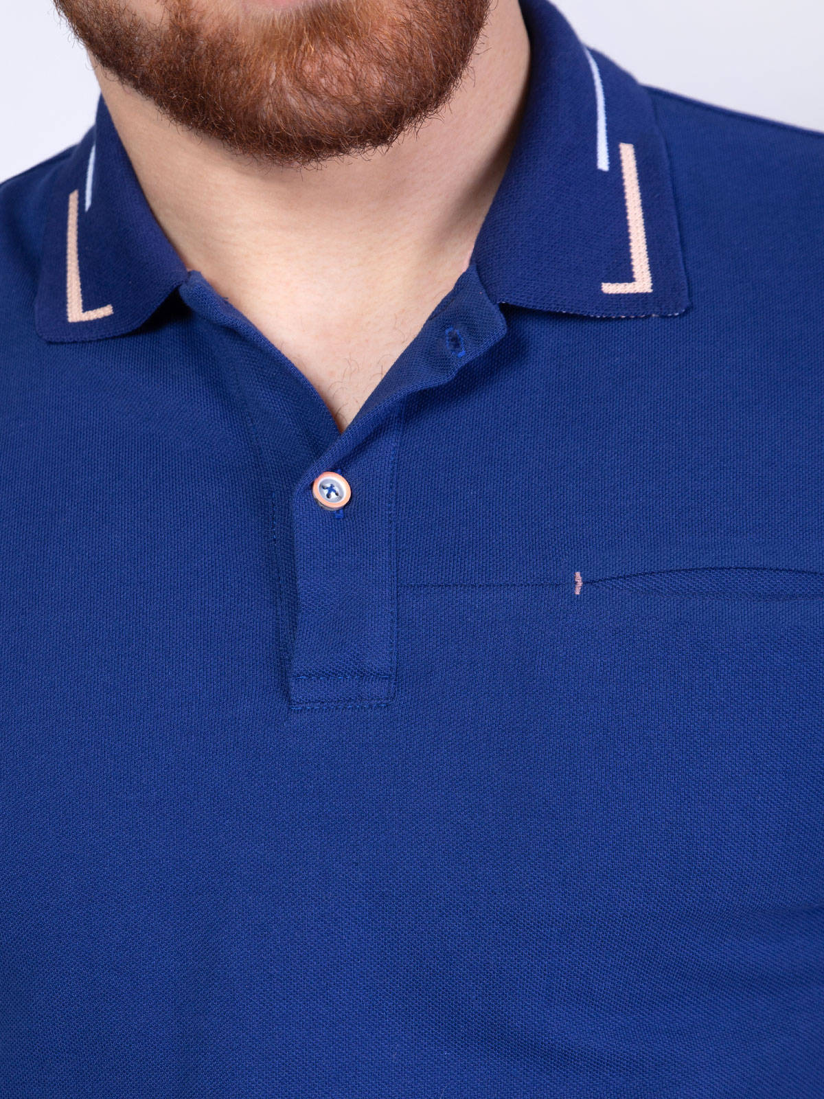 Bluză cu dungi colorate pe guler - 93408 € 21.93 img2
