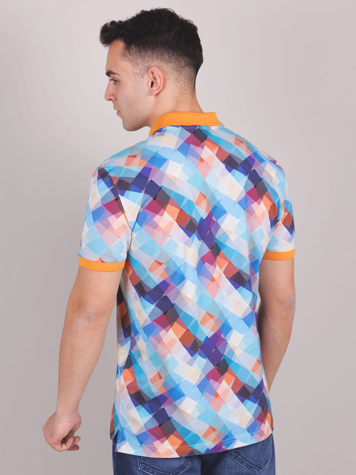 Tshirt with multicolored squares - 93428 € 40.49 img2