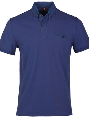 item:Κοντομάνικη μπλούζα σε τζιν - 93432 - € 42.74