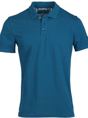 Tshirt in turquoise with a knitted coll - 93435 - € 37.12