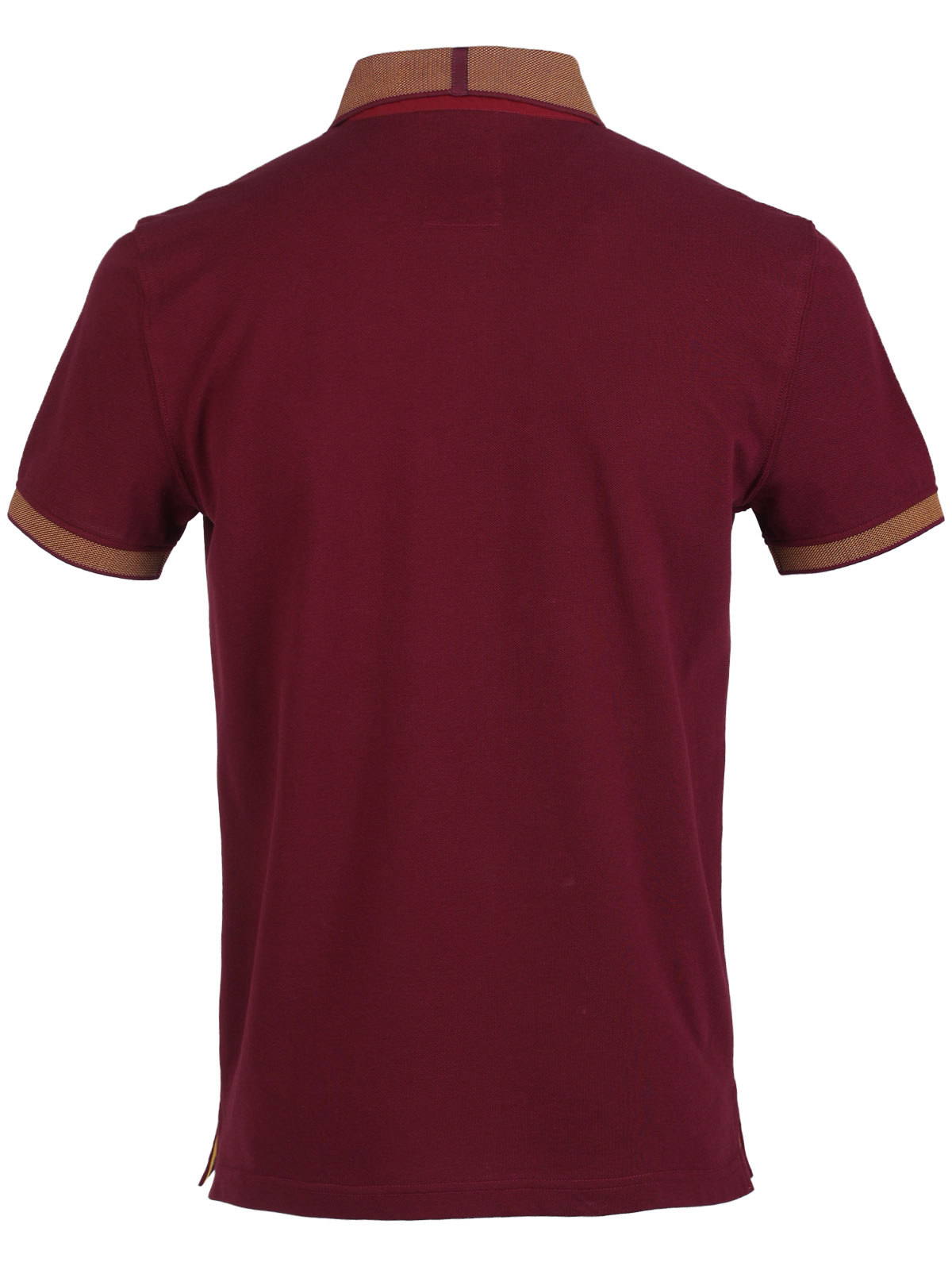 Blouse in burgundy with a yellow collar - 93438 € 38.81 img2