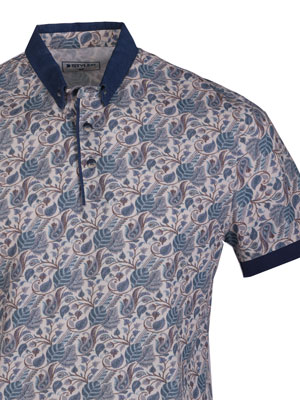 Tricou bej cu un design spectaculos - 93443 € 42.74 img3