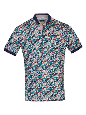 item:Tricou barbatesc cu imprimeu abstract - 93480 - € 47.24