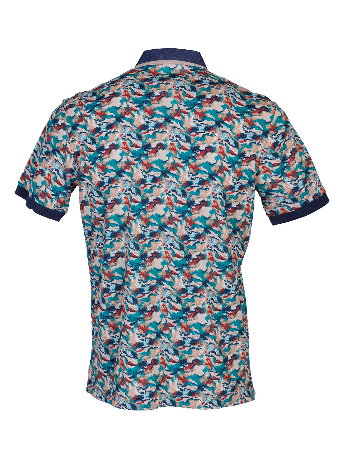 Tricou barbatesc cu imprimeu abstract - 93480 € 47.24 img2