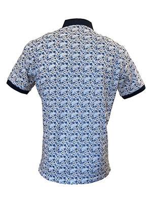 Ανδρικό μπλουζάκι paisley σε λευκό και μ - 93483 € 47.24 img2