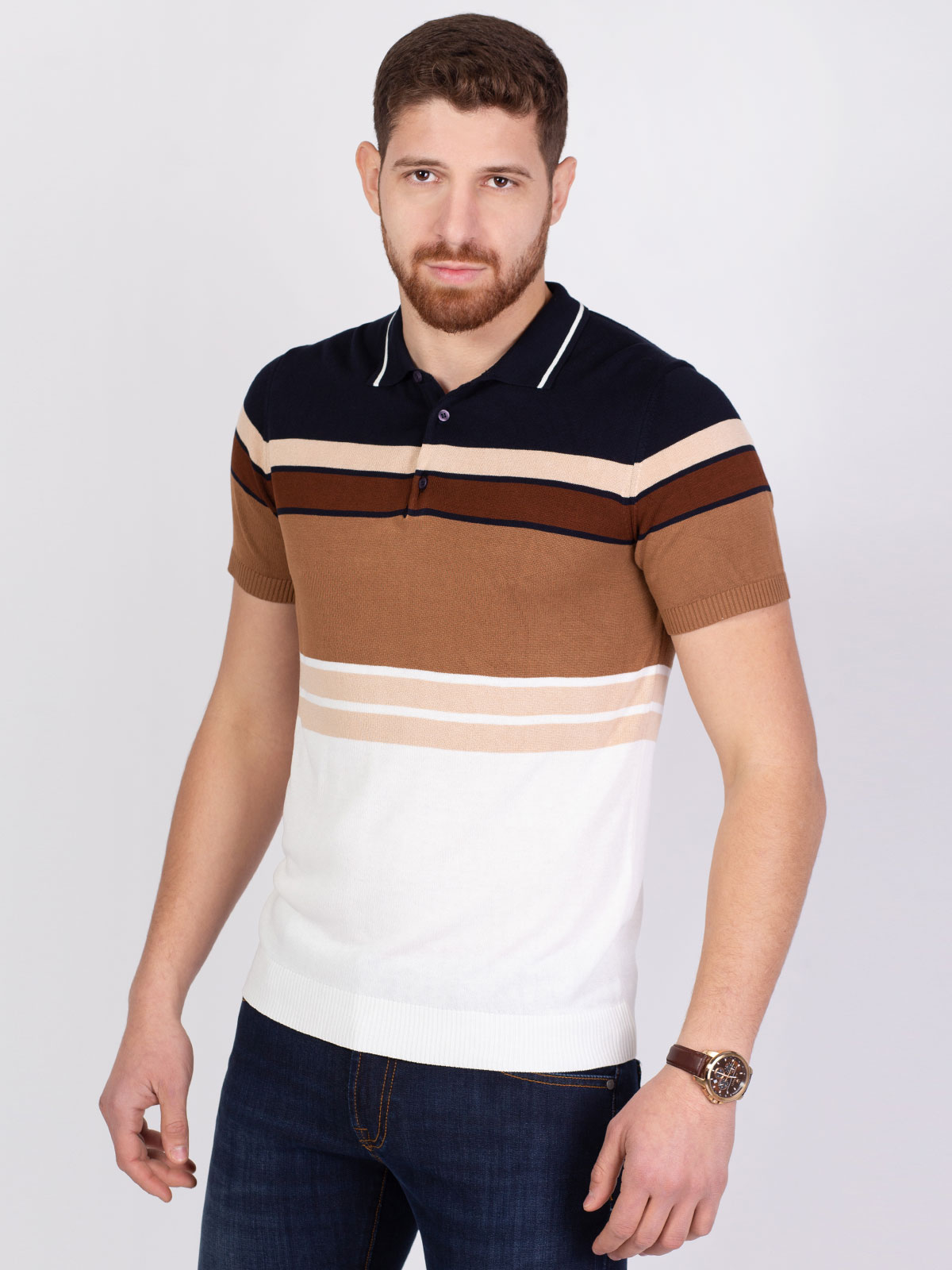 Knitted striped tshirt - 94403 € 25.87 img1