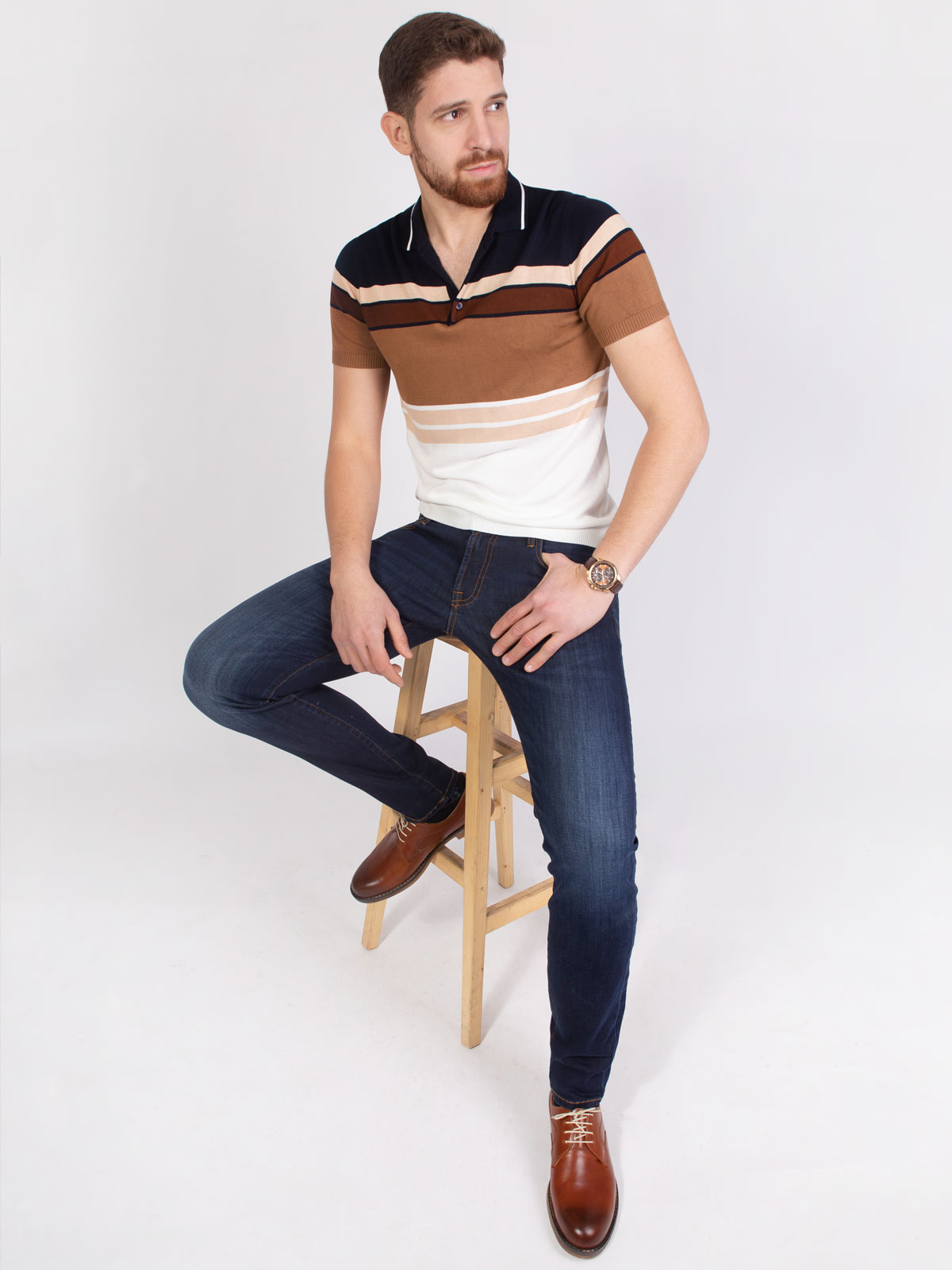 Knitted striped tshirt - 94403 € 32.06 img2