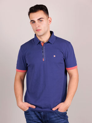 Short sleeve denim blouse - 94412 - € 32.62