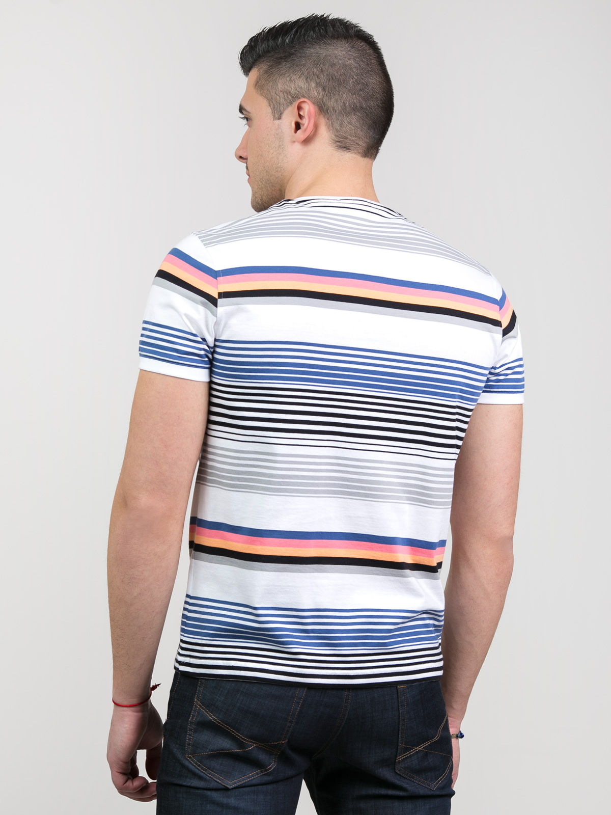 Multicolored striped tshirt - 95217 € 20.25 img3