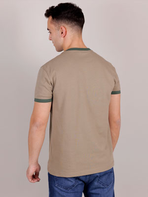 Tricou barbatesc kaki cu un design spect - 95365 € 16.31 img3