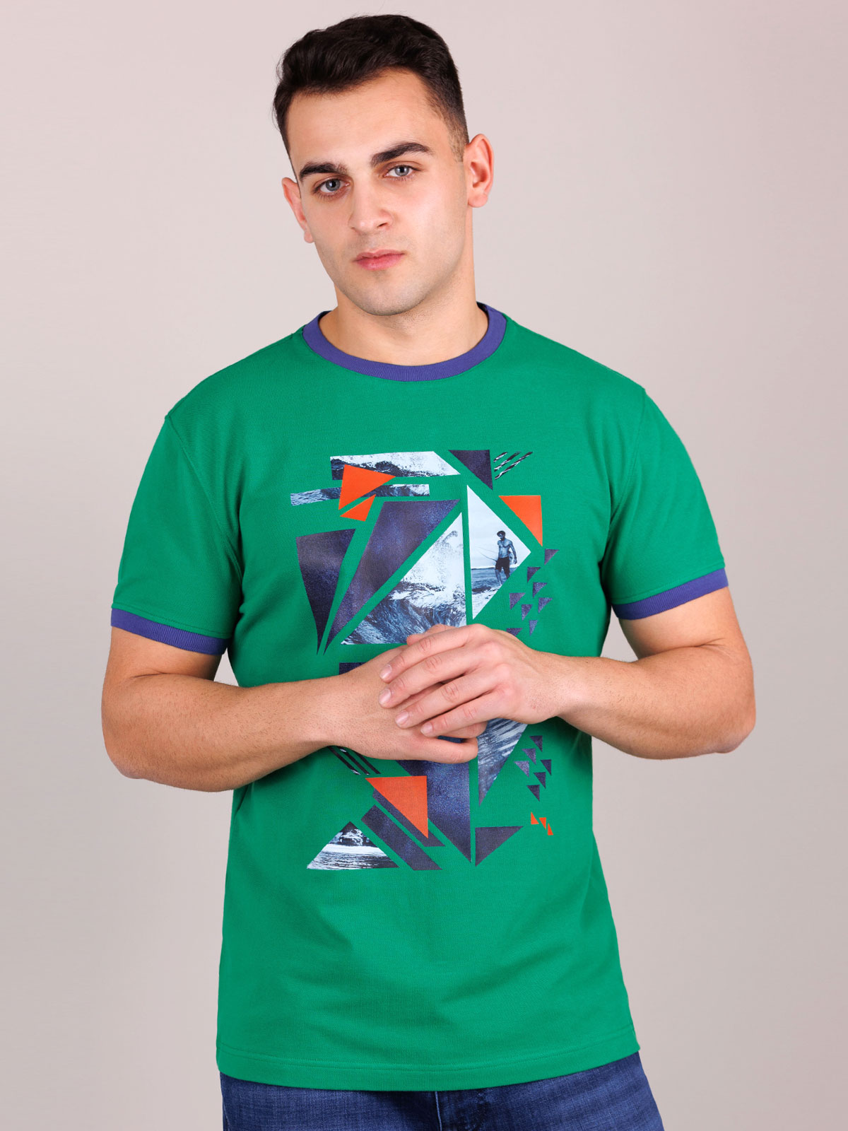 Tshirt in green with a summer design - 95367 € 23.62 img3