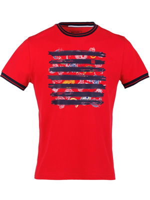 Bluză în roșu cu paisley-95373-€ 27.56