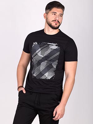 Tshirt with circle print - 96339 - € 8.44