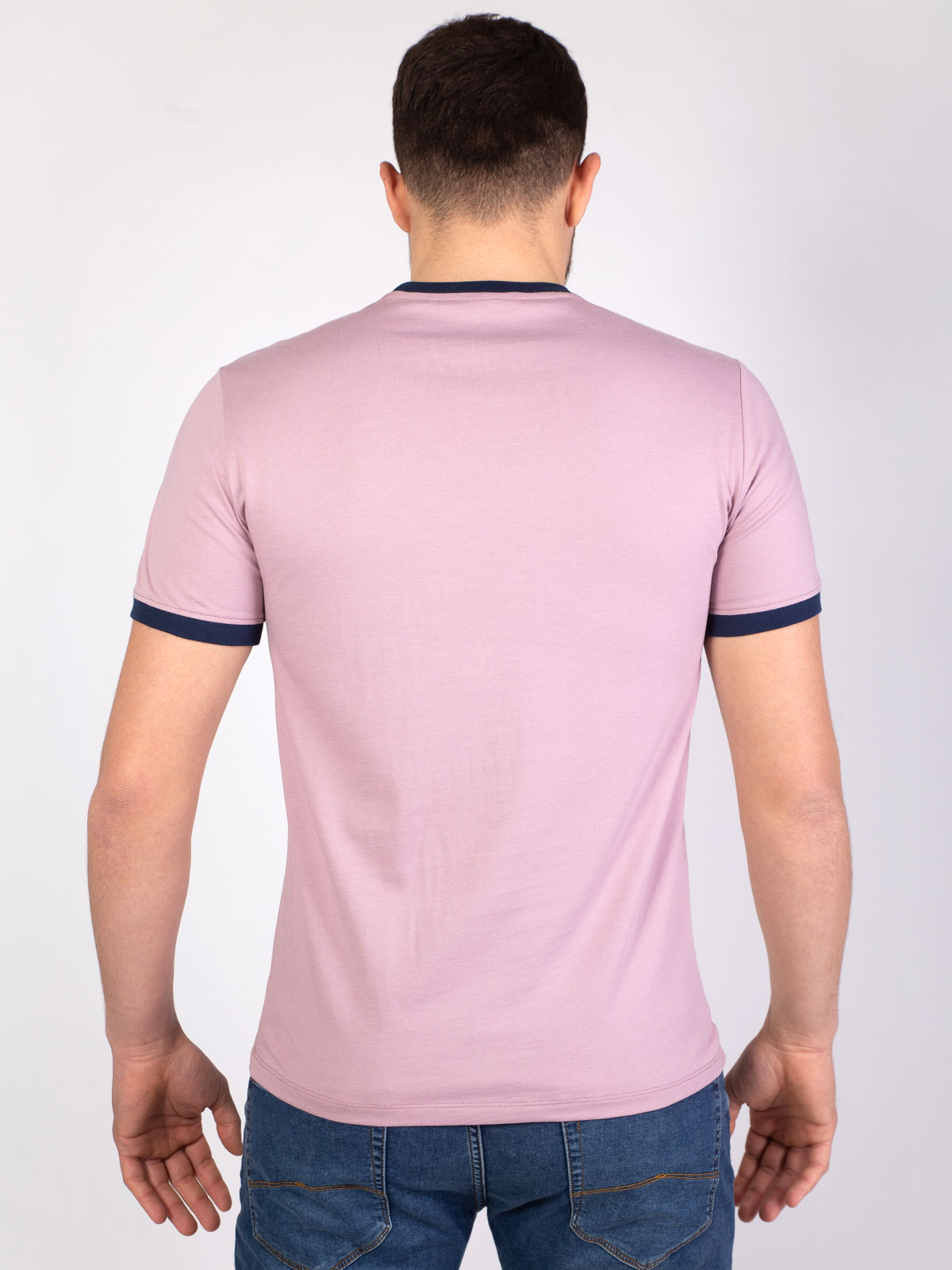 Tshirt in light purple with blue accent - 96390 € 12.37 img4